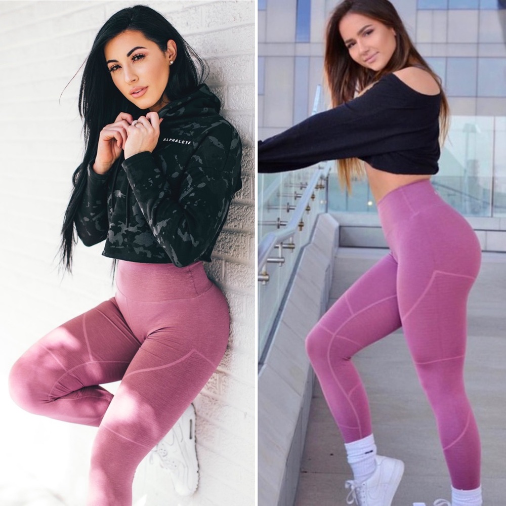 Alphalete Mauve Leggings Size Small